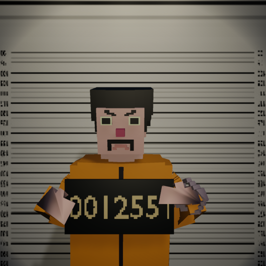 Original Orange Runaway prisoner character in an orange jumpsuit